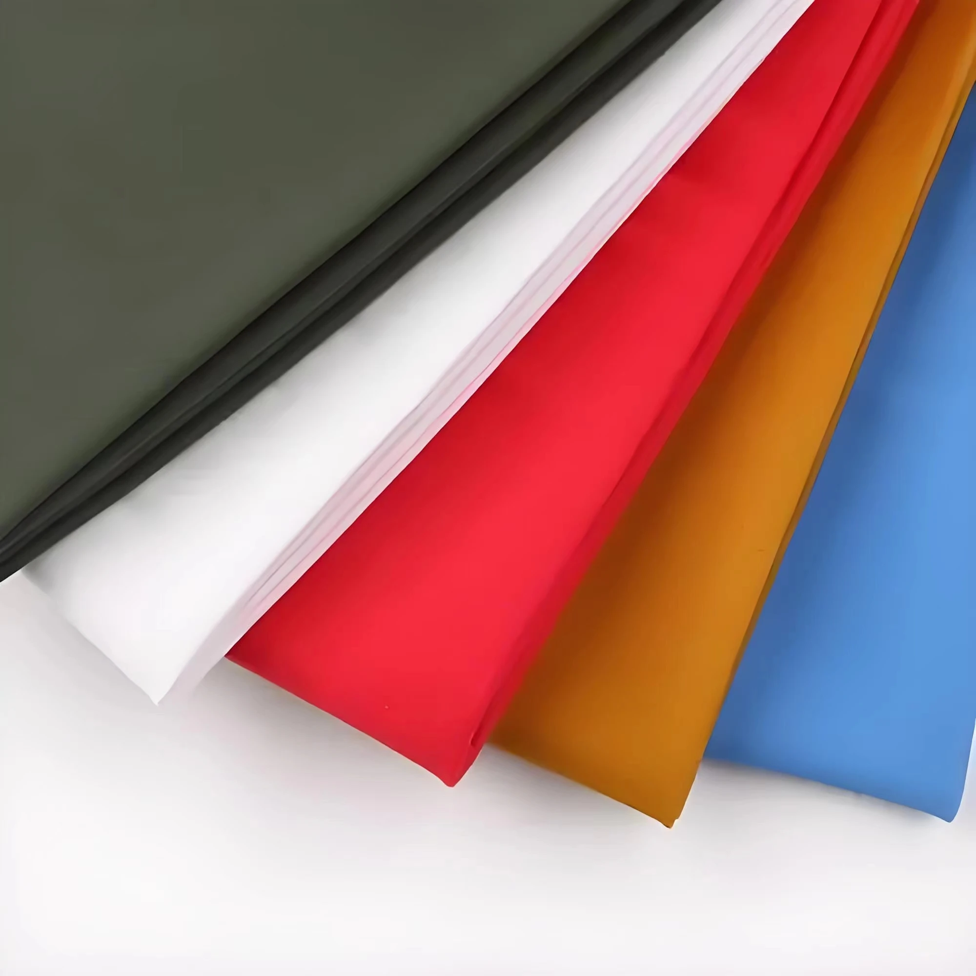 Factory surplus fabric poly Cotton 80*20 3 1 heavy weight carded TC drill work wear pants caps fabric