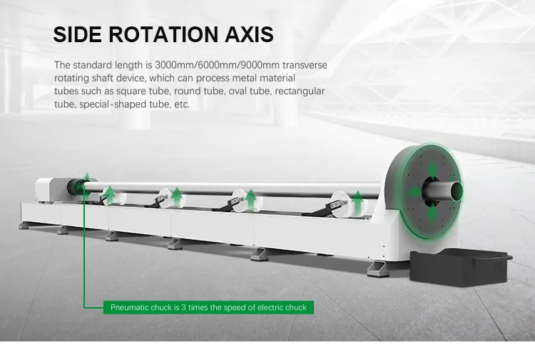 Multifunctional High Precision Fiber Laser Cutting Machine Combined Dual Use Sheet Metal Special-shaped tube
