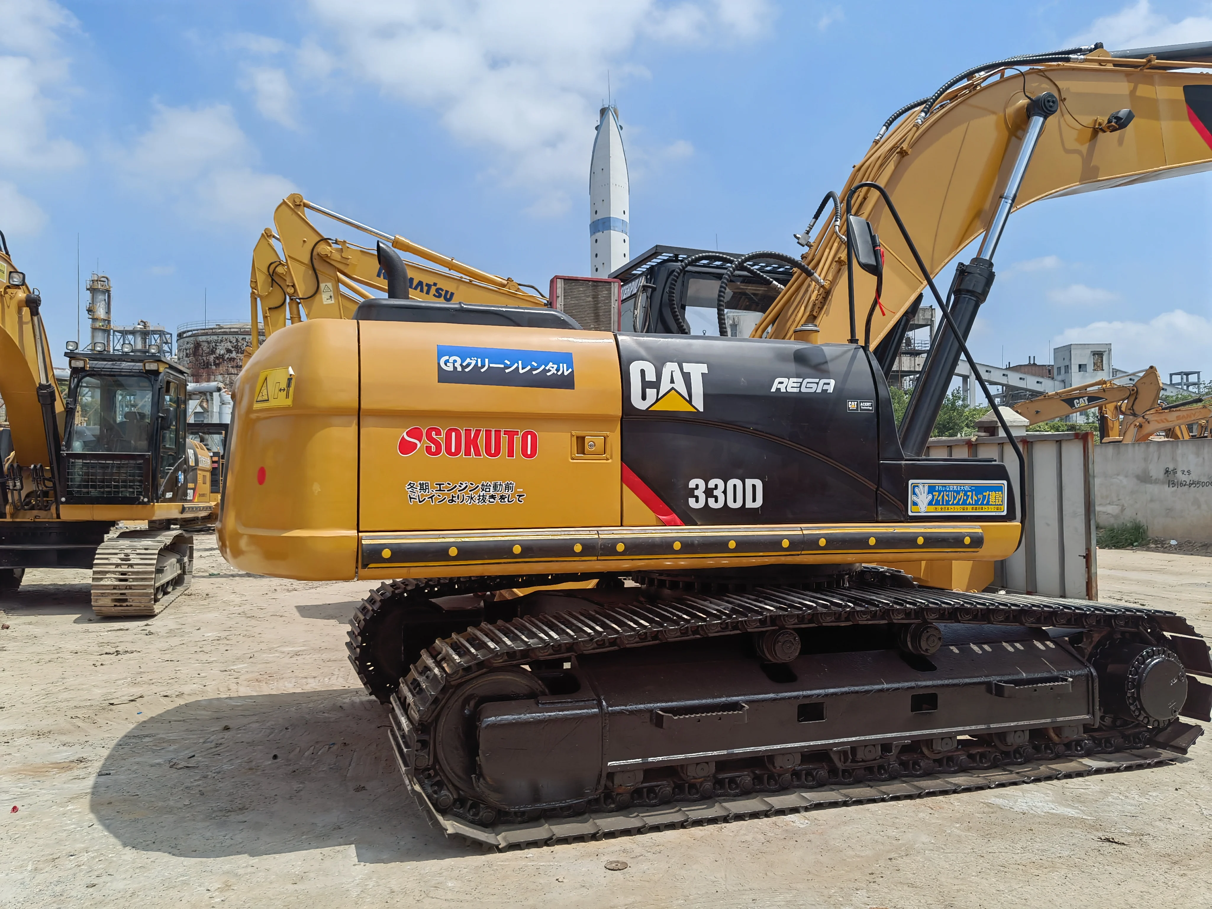 Экскаваторы гусеничные б/у машины для экскаватора Caterpillar 330D распродажа тяжелого оборудования