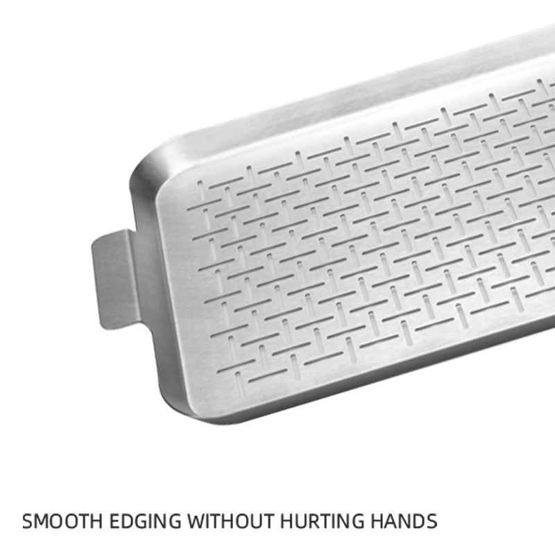 Stainless steel BBQ grill perforated plate 3pcs  barbecue pan set  grill roasting pan