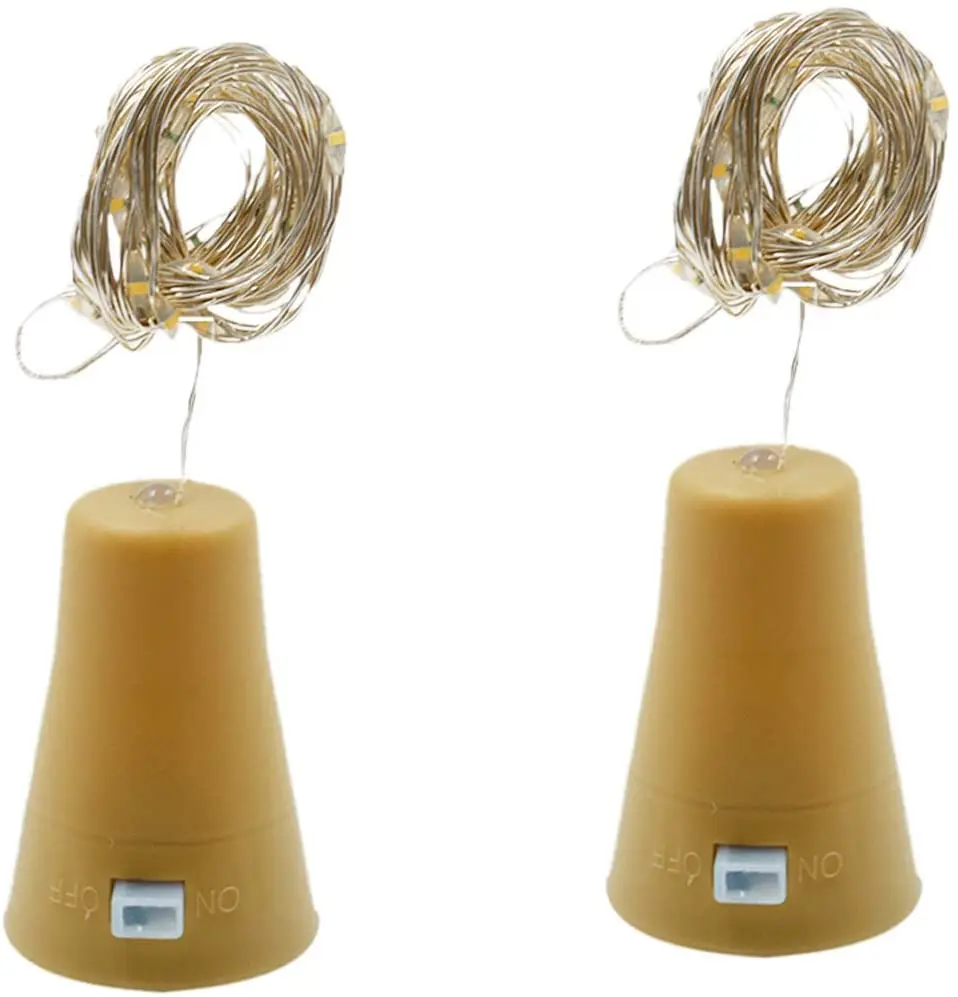 
Упаковка из 10 шт. на солнечных батареях винные бутылки с 10 LED водонепроницаемый медный пробковая огни, отличный подарок на свадьбу, Рождество или на открытом воздухе для Gard 