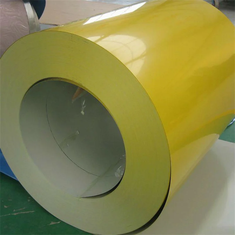 600 mm Width All Ral Colors Hard Material Glossy or Matt Surface PE PVDF Paint 0.5~0.8 mm PPGI Steel Coil Supplie