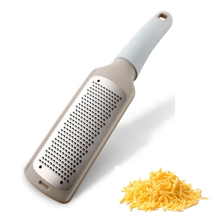 High Quality Stainless Steel Manual Vegetable Cheese Grater with Soft Rubber Handle Kitchen Accessory Food Fruit Commercial Use