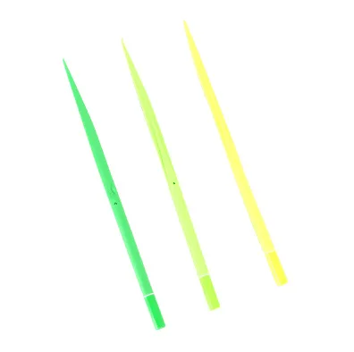 Custom advert Silicone Long Grass Green Leaf Pen Promotional Gel Ink Pen