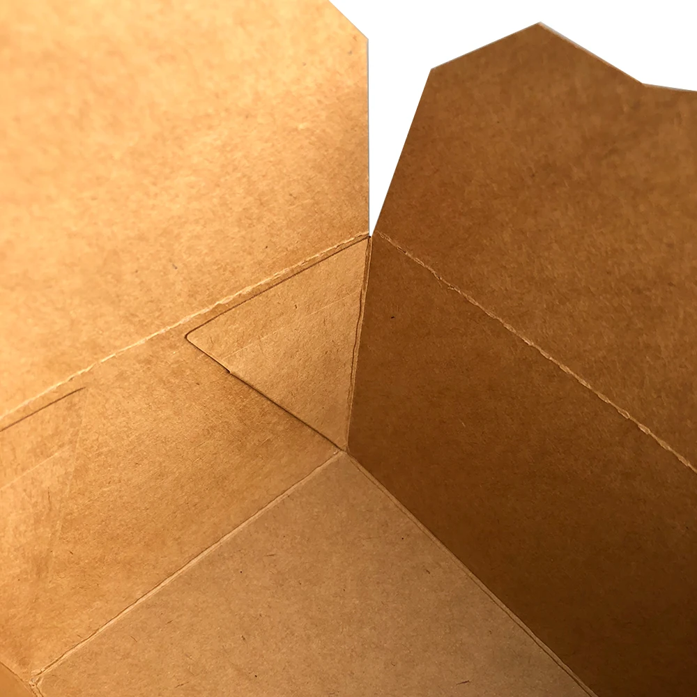 disposable paper  food packaging box take away kraft paper food box lightweight paper box for all kinds snack