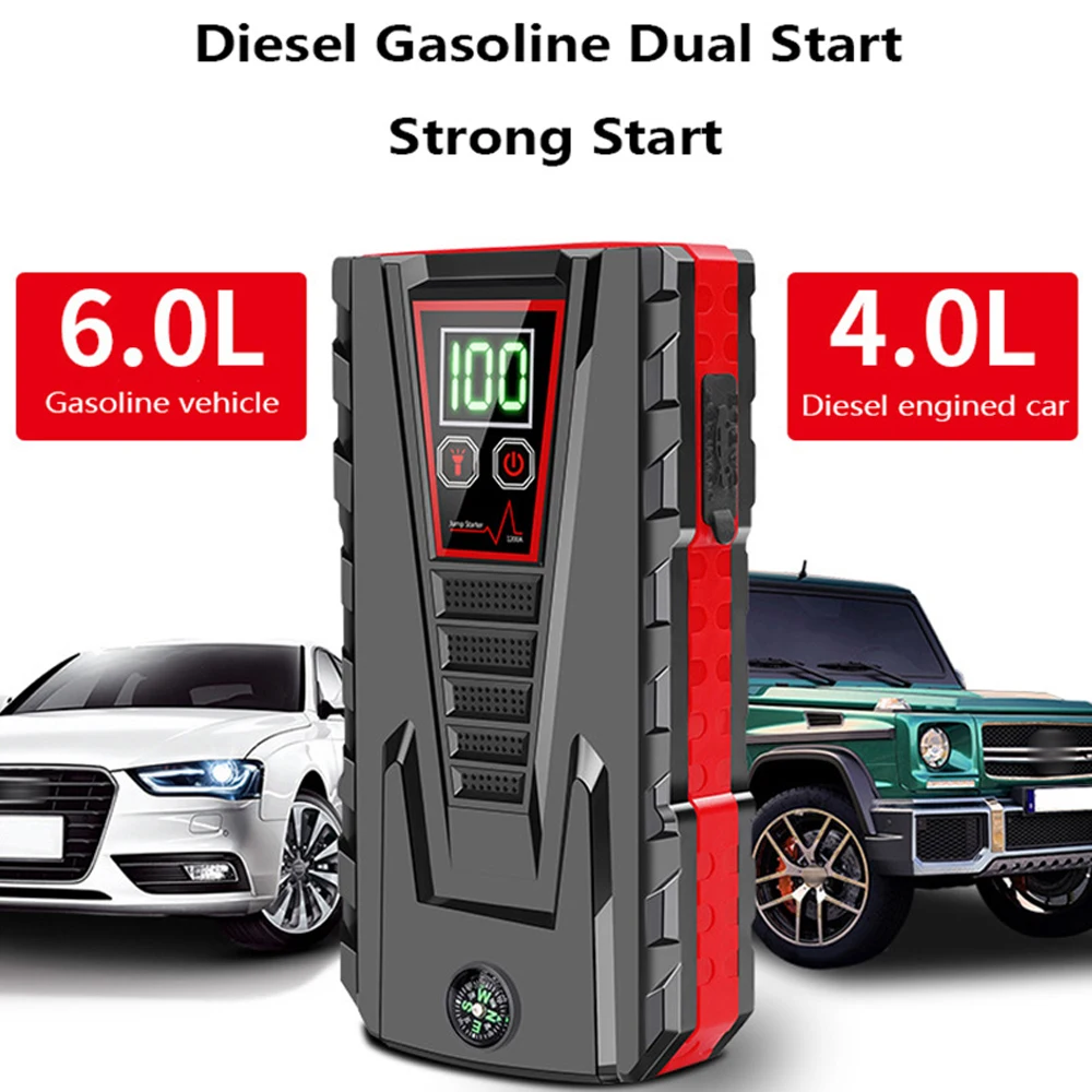 Hot Product Battery capacity 99800mAh With 12V Car Jump Starter Tool Set Suitable for Use in Low Temperature Environment