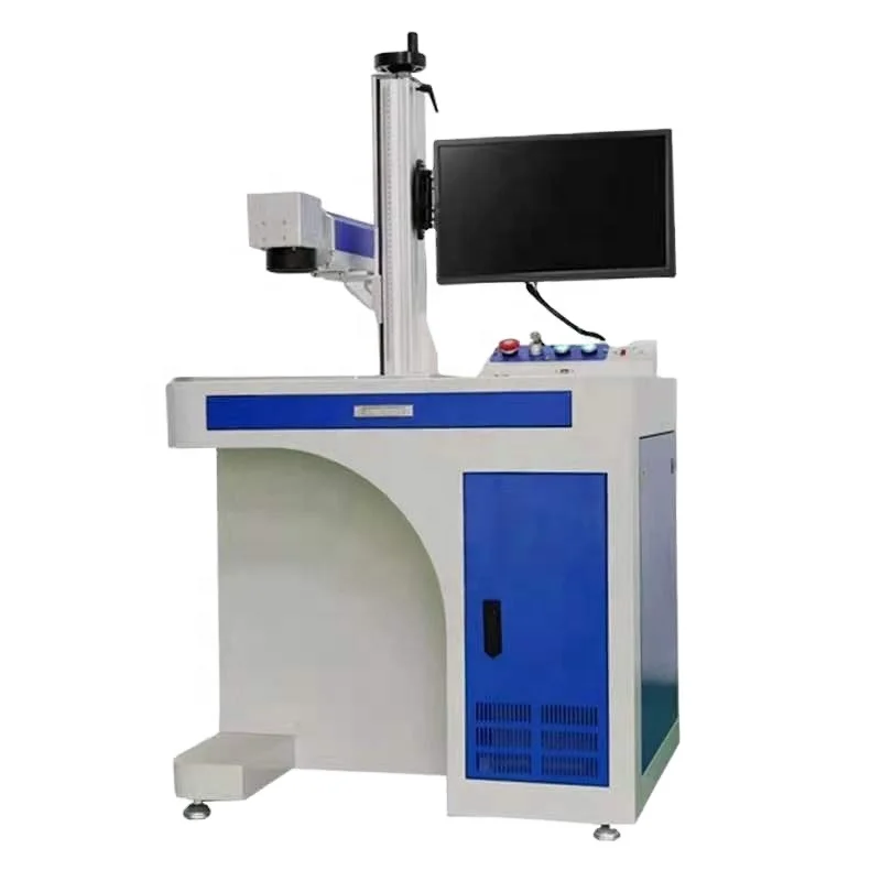Jpt Mopa Metal and Non-metallic Fiber Laser Marking Machine Free Optical Ultraviolet 10w with Camera 15w Wooden Case UV Pulsed