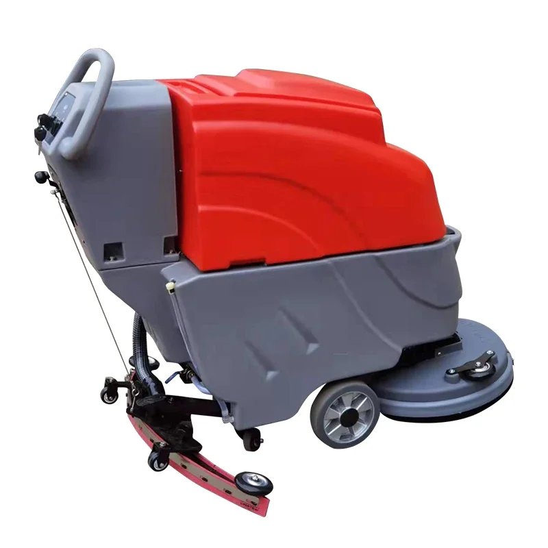 Promotional Battery Hand Push Walk Behind Floor Scrubber Dryer