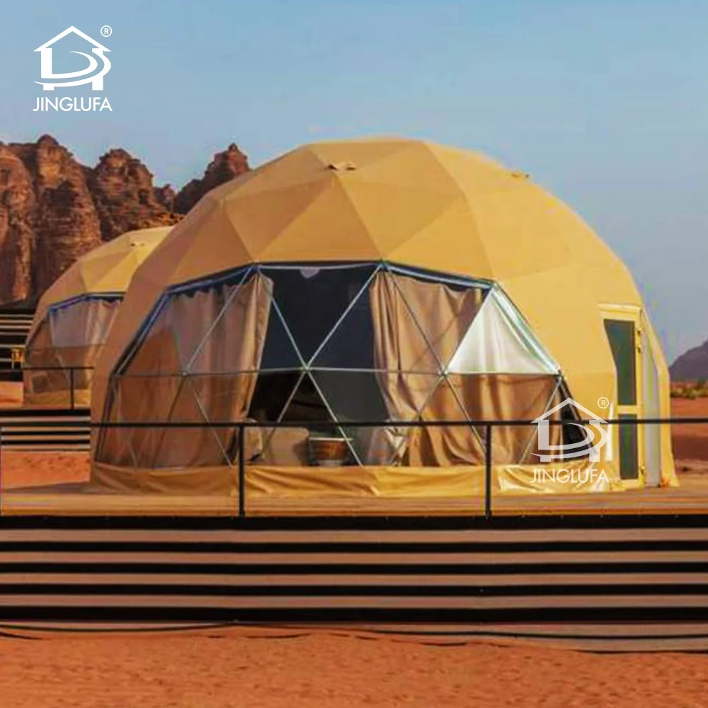 outdoor luxury glamping resort camping star geodesic igloo dome house tents semi sphere tent