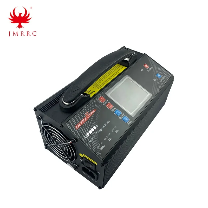UP600+ Dual Channel 2*600W 25A 2-6S Lipo Balance Charger 1200W High Power Charger For Agriculture Drone JMRRC