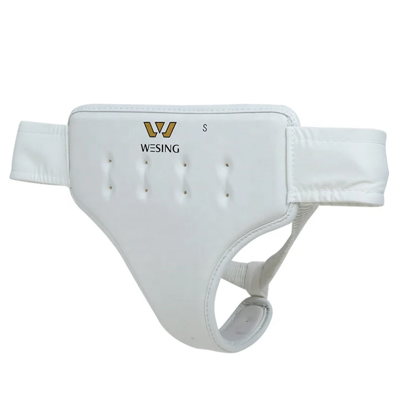 Wesing Custom White Groin Guard Ladies Martial Arts Karate Protection Groin  Guard For Female