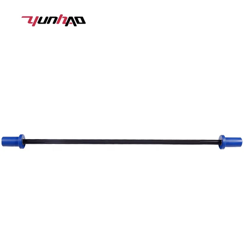 Factory Custom Coloured Kids Barbells 2.5KG Aluminium Training Bar Fitness 1.2M Kids Barbell