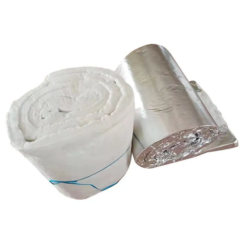 Aluminum Foil Fireproof Boiler Refractory Insulation Material Ceramic Fiber Blankets