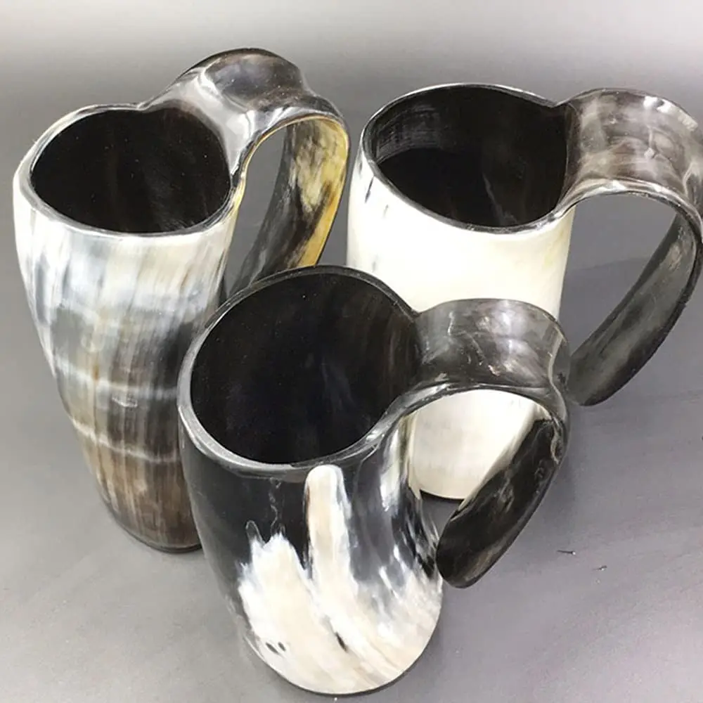 Dropshipping Original Handcrafted Viking Drinking Horns Viking Mug Unique Medieval Inspired Beer Mug Handcrafted Ox Cup