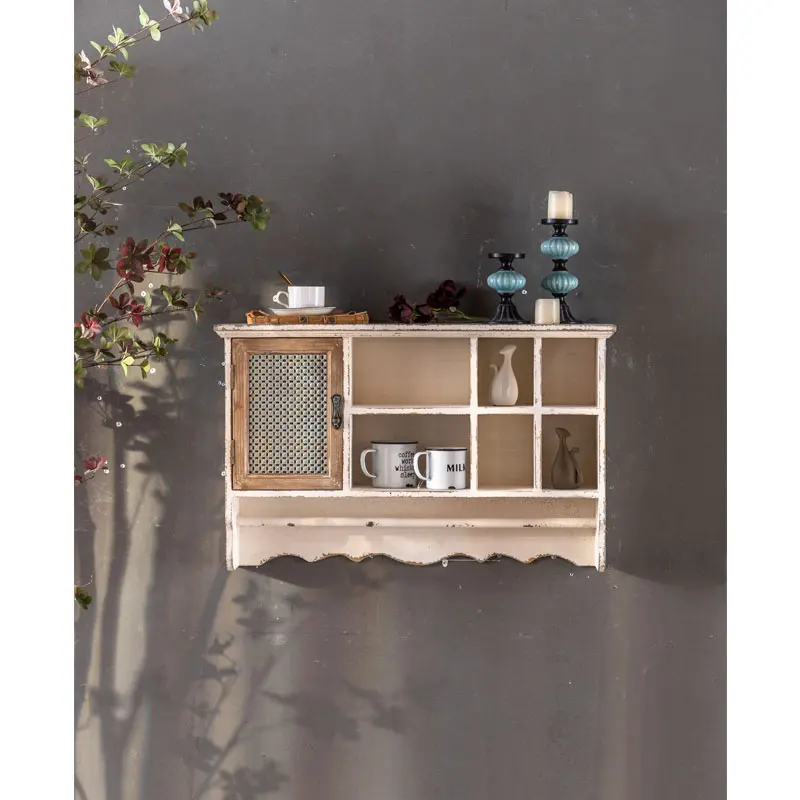 Best Quality Flat Wood Shelf Unit Tall Hanging Wall for Storage Organizer or Decoration Made by Craftmen China