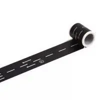 DIY Tape Car Road Tape DIY Traffic Road Railway Adhesive Removable Washi Masking Tape Sticker for Children Kids Toy Cars