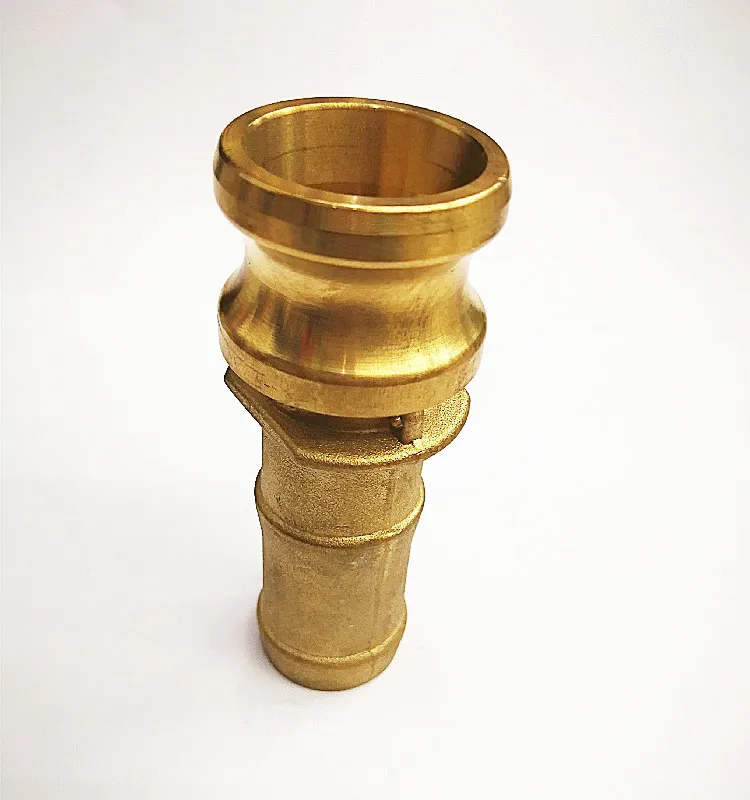 Brass Cam-lock Couplings - Male Adapter x Hose Shank Type -E size from 1/2 to 6 inches Sand Casting & Forging