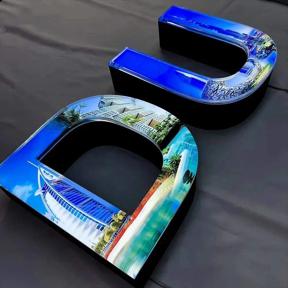 Metal Wall Sign Led Letter Custom Logo for Beauty Business Spa Signs Nail Salon Sign Backlight Building Letters