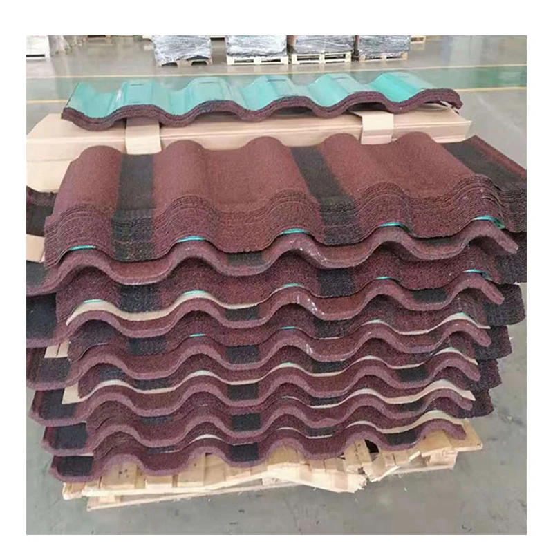 Aluminium high quality stone coated mental roof tile Zinc Steel Material with 50 Year Warranty for House Application