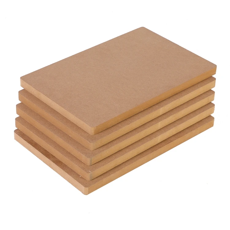 
Hot Sale Factory Direct Price Double-sided Melamine Mdf Density Fiberboard For Door Panels And Partition Walls 