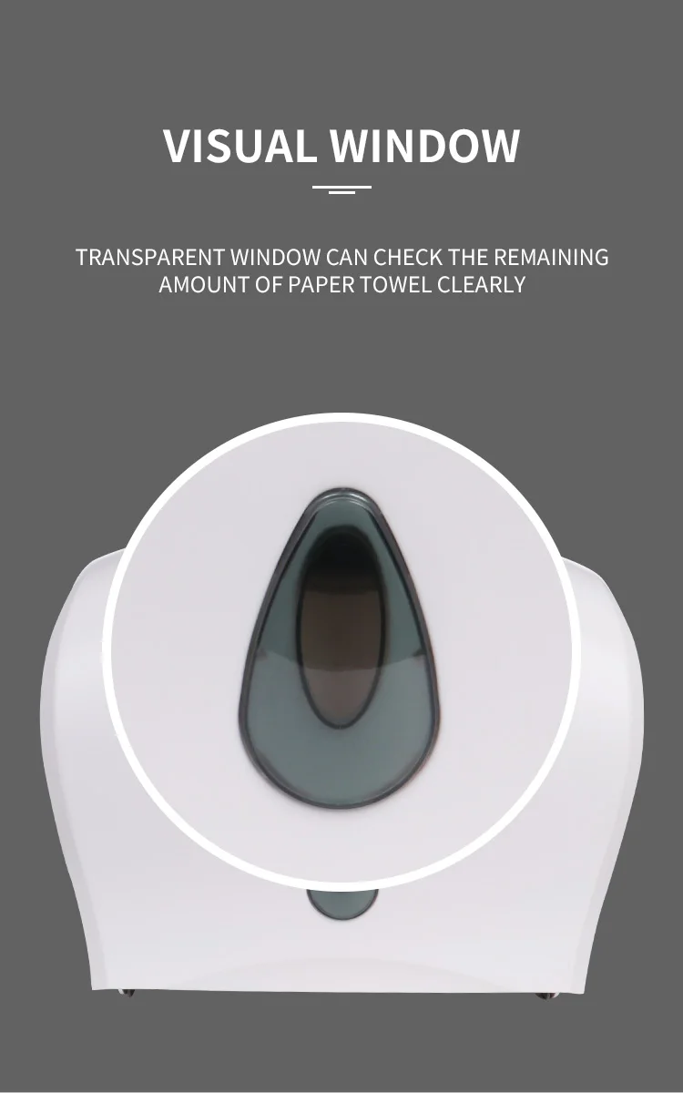 Chuangdian Plastic double jumbo roll paper towel dispenser toilet paper holder