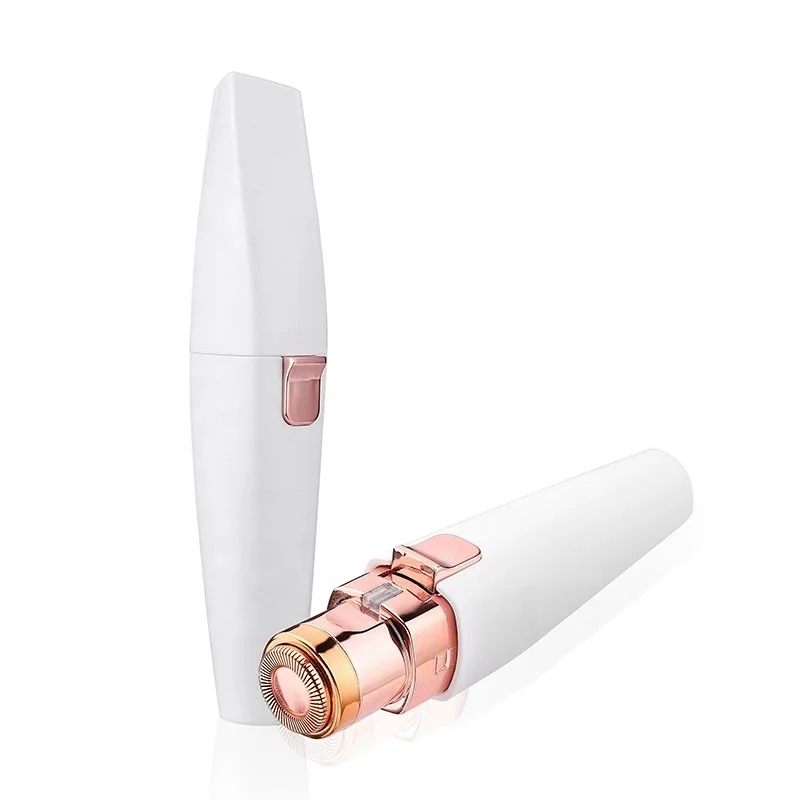 High Quality Women 2 in 1 Hair Remover USB Rechargeable Electric Eyebrow Trimmer Facial Body Hair Removal Epilator