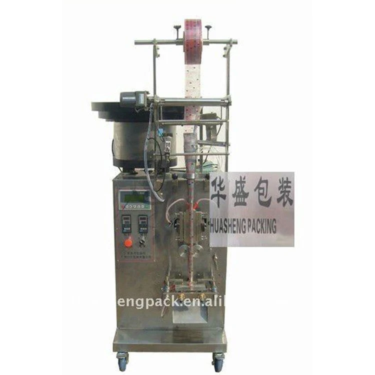 Automatic plastic parts counting and bagging/parts counting machine