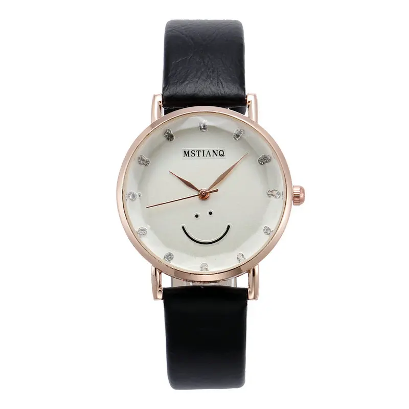 Newest  Ladies Watches Creative Fashion Women Simple little fresh student quartz watch  Leather Strap Women Watches