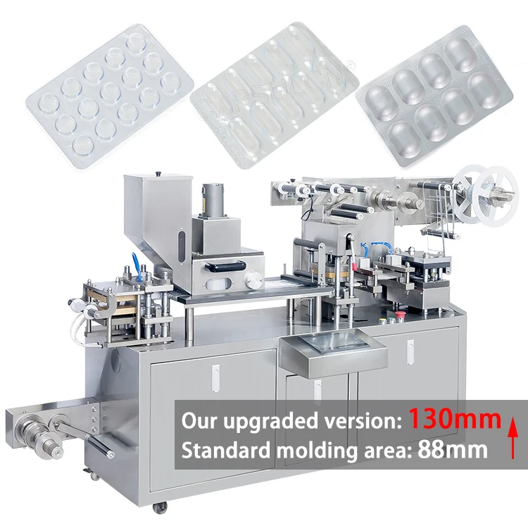 DPP Series Small Automatic Multi Functional Plate Type Capsule Alu Pvc Capsule Tablet Blister Packing Machine