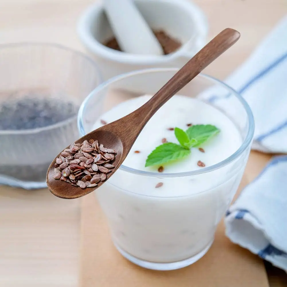 Solid Acacia Wood Serving Spoons for Mixing Stirring Kitchen Wooden tableware Wooden Cooking Spoon