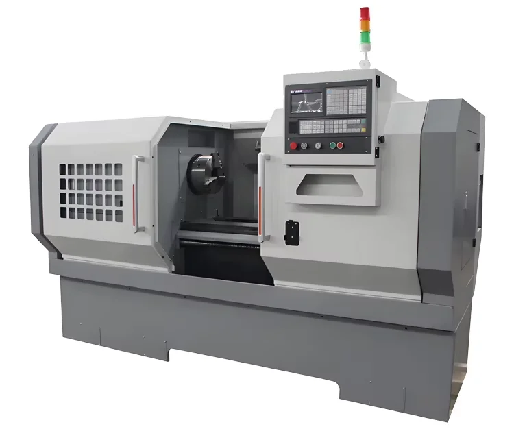 Chinese CNC lathe CK6130 metal fully automatic flat bed lathe equipped with Siemens controller
