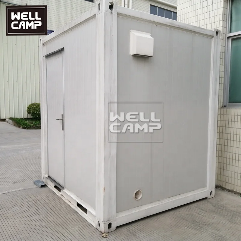 2020 container portable toilet comes with sitting toilet &wash basing & shower room the fast set up rest room in prefab houses
