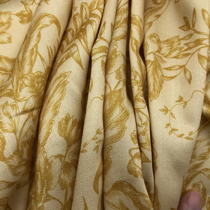 China Manufacturer Cheap Digital Printing 100% Rayon Satin Fabric