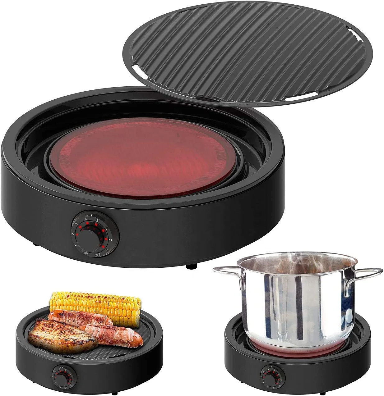 2023 NEW Modern Black Glass Ceramic for Electric Stove