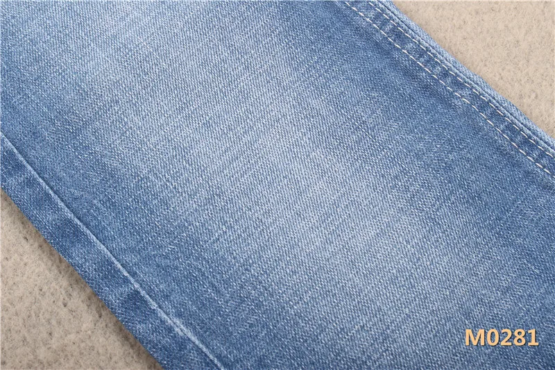 12 Oz Denim Fabric Jeans Material 99%Cotton 1%Spandex For Man With Warp Slub From China Guangdong Factory