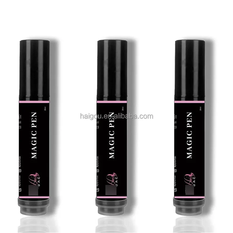 Private Label Custom Semi permanent Color Hair Dye Pen Gel for Root Touch Up Concealer Stick Powder Cover Gray Hair Dye pens
