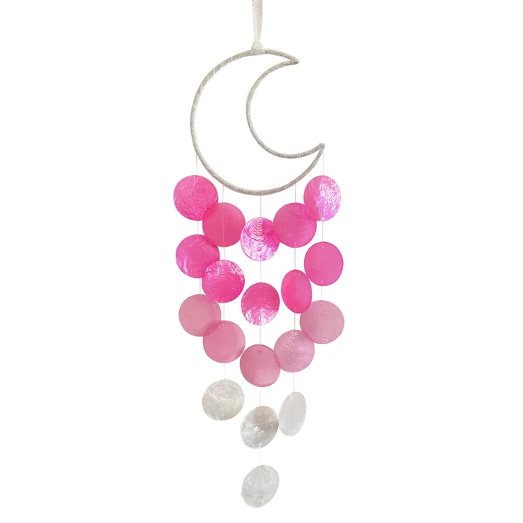 Perfect Quality Handmade Shell Type Wind Chime Hanging Ornament Coastal Beach Home Decoration Garden Decor