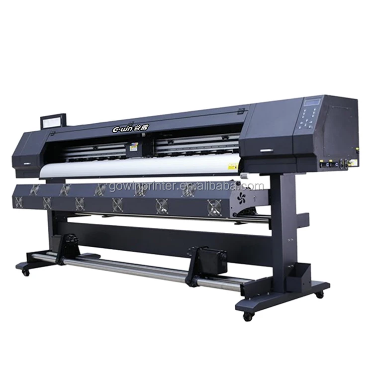 
6 feet large format eco solvent ink inkjet printers with good condition can use XP600/DX7/DX5 head made in guangzhou 