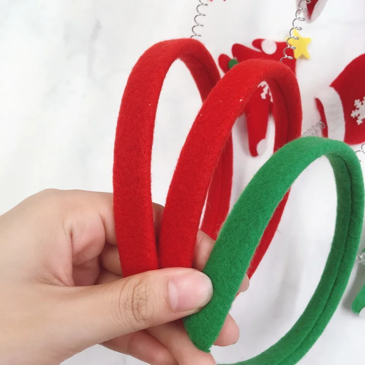 Adult children Spring Accessory Christmas Party Tree Elk Snowman Headbands