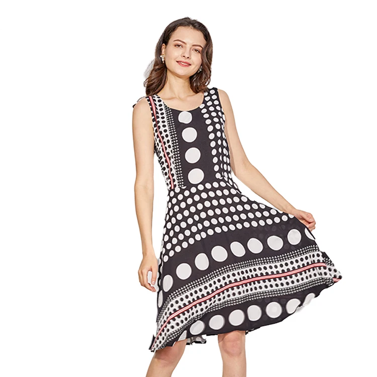 Wholesale Clothing New Style Summer Women Casual Floral Print Dresses