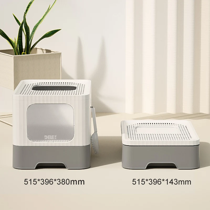 Kmart Anti-Splashing Large Covered Enclosed Cat Toilet Cat Little Box with Cat little Scoop