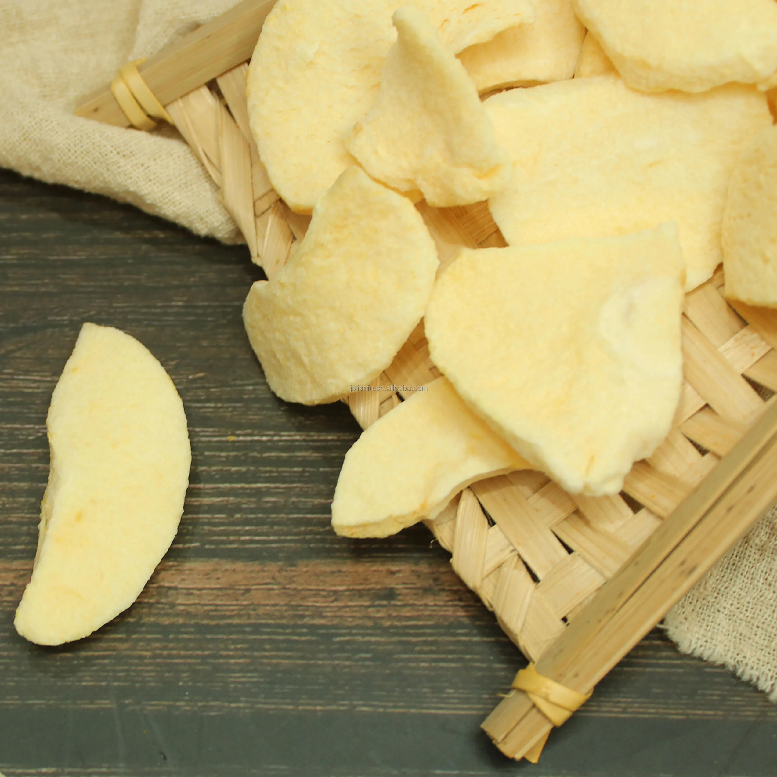 Заводское производство оптом фруктовые овощные продукты премиум сублимированных яблочных хлопьев