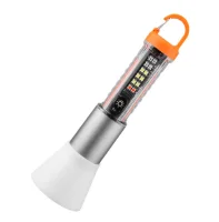 Multifunction EDC Flashlight with Red Blue UV Light Solar Powered Portable Lighting USB C Rechargeable LED Small Keychain Torch