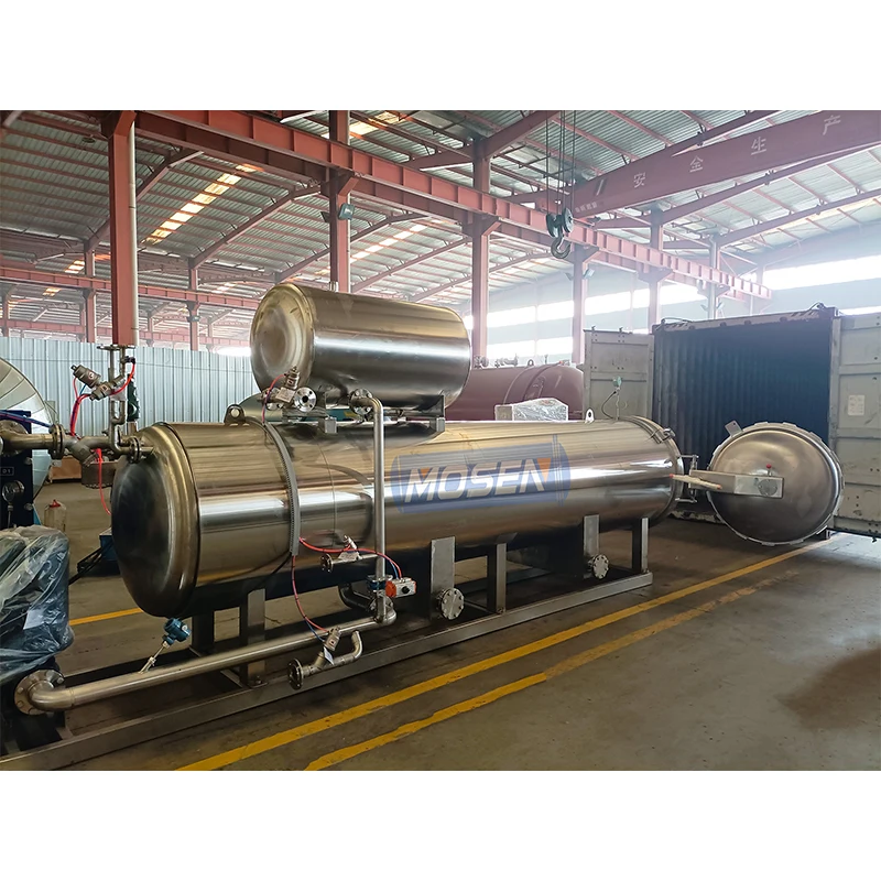 canned food/glass jars/ retort pouch food sterilizer autoclave