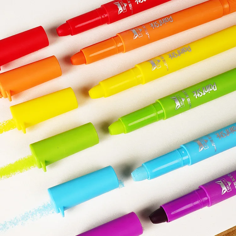 36 Colors Solid Tempera Paint Pens Quick Dry Washable Non-toxic for Kids, Work Great on Paper Wood Glass Ceramic Canvas