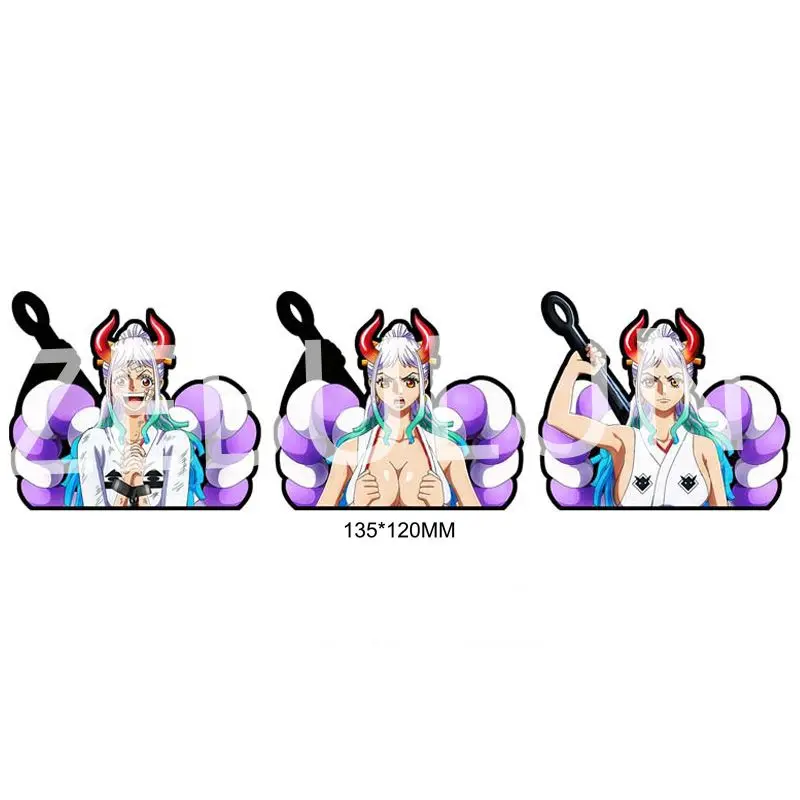 Custom Stickers Manga One Pieced Stickers Anime Changing Flip Decal Lenticular 3D Motion Sticker for Car Refrigerator Laptop