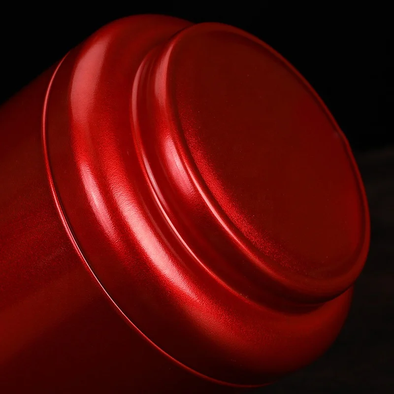 Eco Friendly Matte White Coffee Beans Tin Matcha Tea Packaging Tin Box Gift Metal Cans For Loose Tea