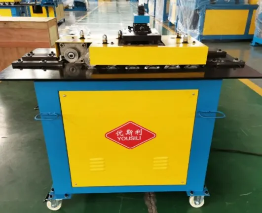 Square plate joining nibbling machine Round air duct closing connection nibbling processing machinery