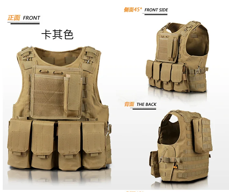 YF series outdoor sports molle tactical vest training vest plate carrier