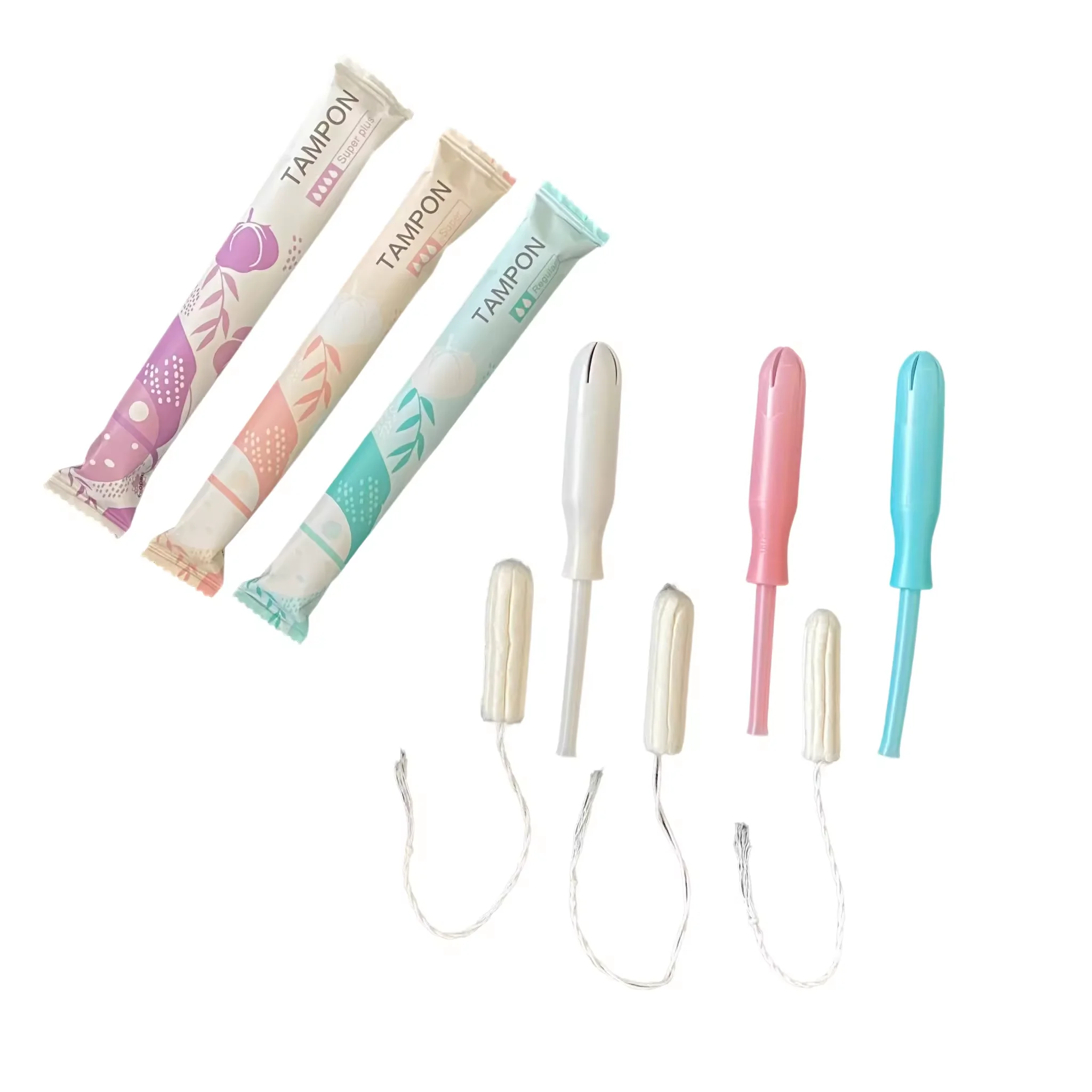 Wholesale economical tampons cotton disposable tampons for woman